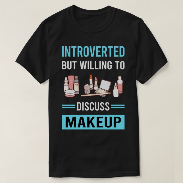 Camiseta Makeup Apresentado (Frente do Design)