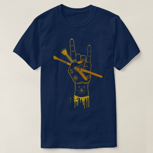 Camiseta Makeup Artist 4 (Frente do Design)