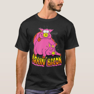 Camiseta Makin Bacon Funny BBQ bacon 