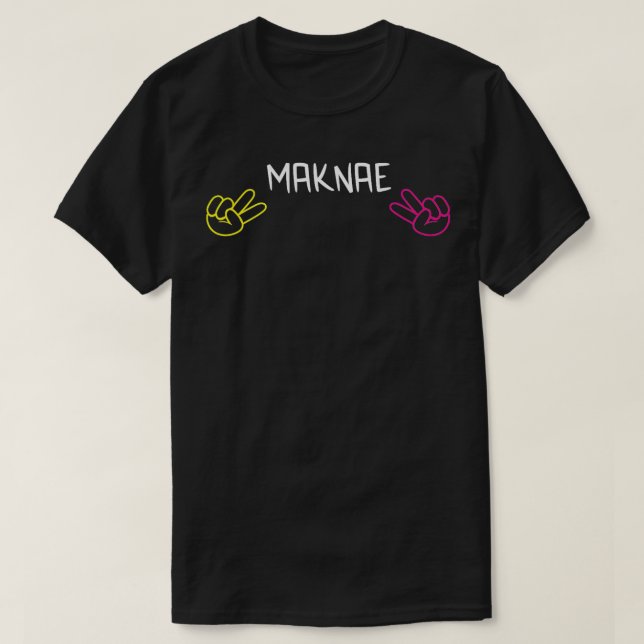 Camiseta Maknae Kpop Funny Cute Music Fan Gift (Frente do Design)