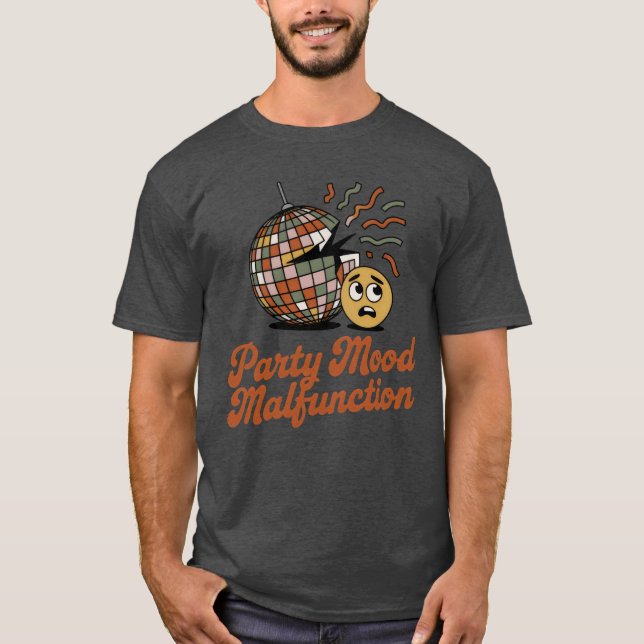 Camiseta Mal Funcionamento do Clima de Festa | Celebração d (Frente)