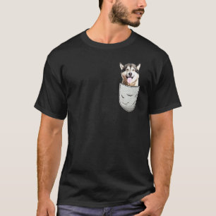 Camiseta Mal Mally Chest Pocket Para Proprietários De Cacho