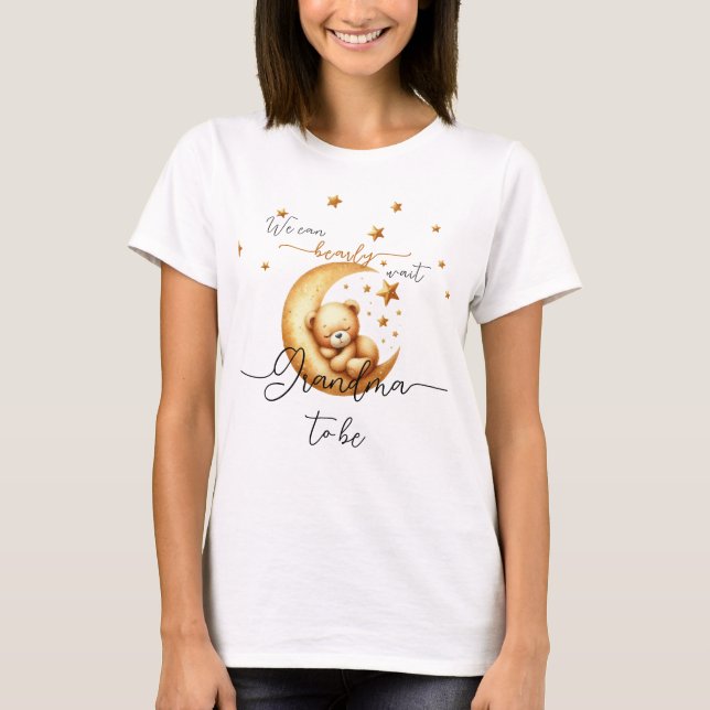 Camiseta Mal Podemos Esperar Urso Bebê Fofo Avó Futurama (Frente)