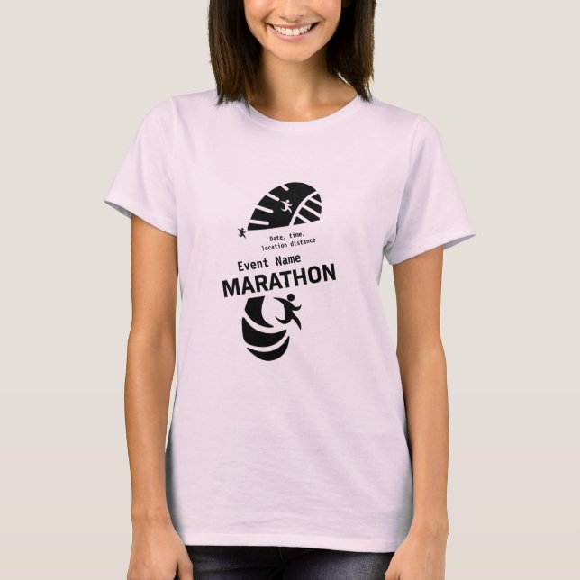 Camiseta Mala de eventos de promocional de maratona de cari (Frente)