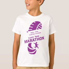 Camiseta Mala de promocional da maratona de caridade T-Shir