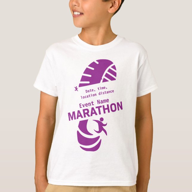 Camiseta Mala de promocional da maratona de caridade T-Shir (Frente)