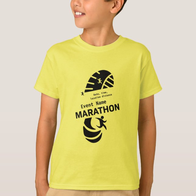 Camiseta Mala de promocional da maratona de caridade T-Shir (Frente)