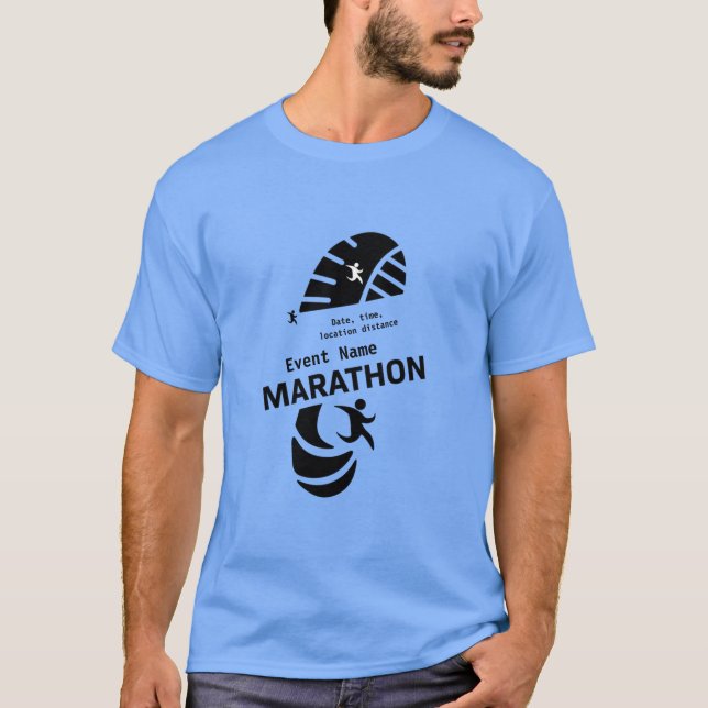 Camiseta Mala de promocional da maratona de caridade T-Shir (Frente)