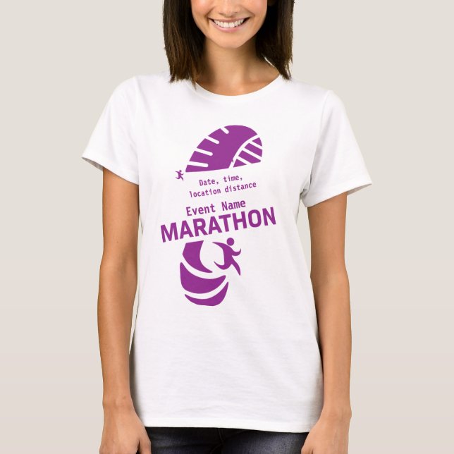 Camiseta Mala de promocional da maratona de caridade T-Shir (Frente)