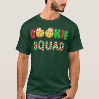 Camiseta Mala engraçada da família de natal Cookie Squad