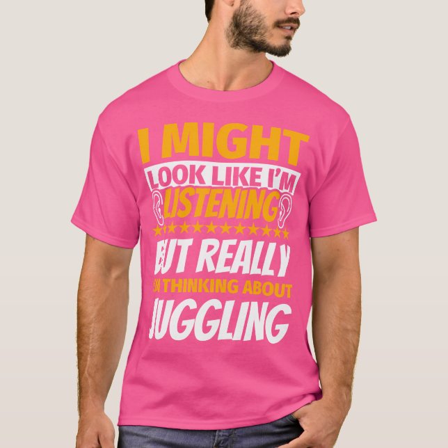 Camiseta Malabarismo Pareço Estar Ouvindo (Frente)
