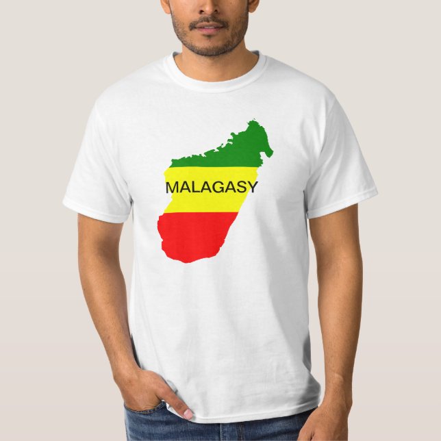 CAMISETA MALAGASY RASTA (Frente)