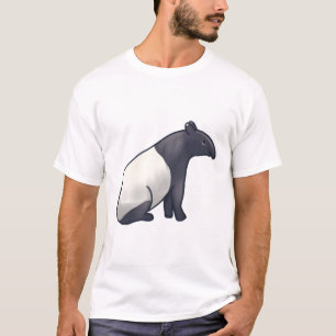 Camiseta Malaio Tapir Delight � Arte Animal