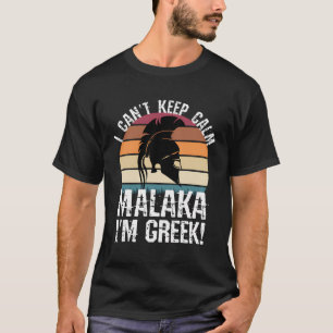 Camiseta Malaka Sou Grego - Espartanos Gregos Orgulhosos