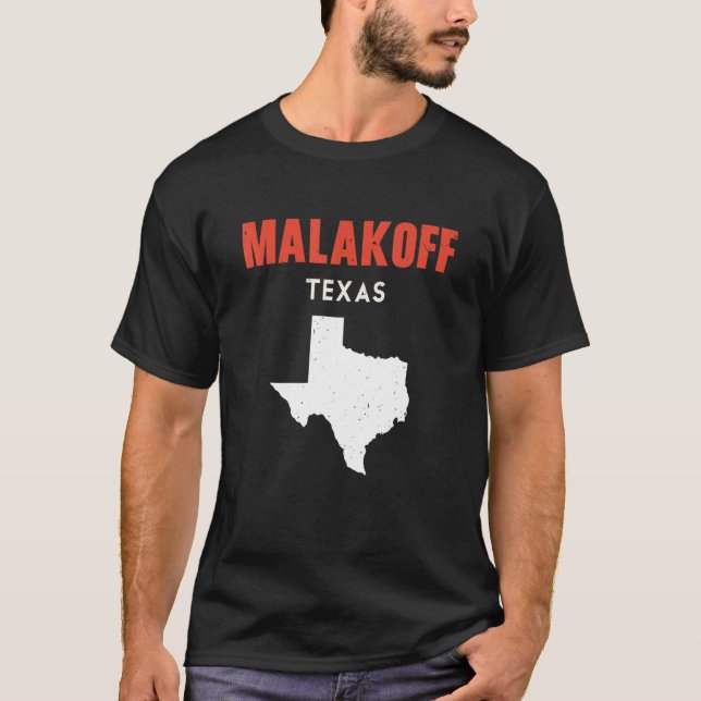 Camiseta Malakoff Texas USA State America Travel Texas (Frente)