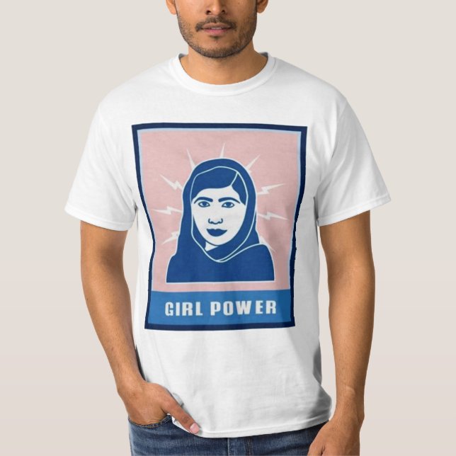 Camiseta Malala Yousafzai retro (Frente)