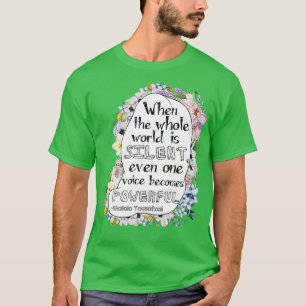 Camiseta Malala Yousafzai Silhouette