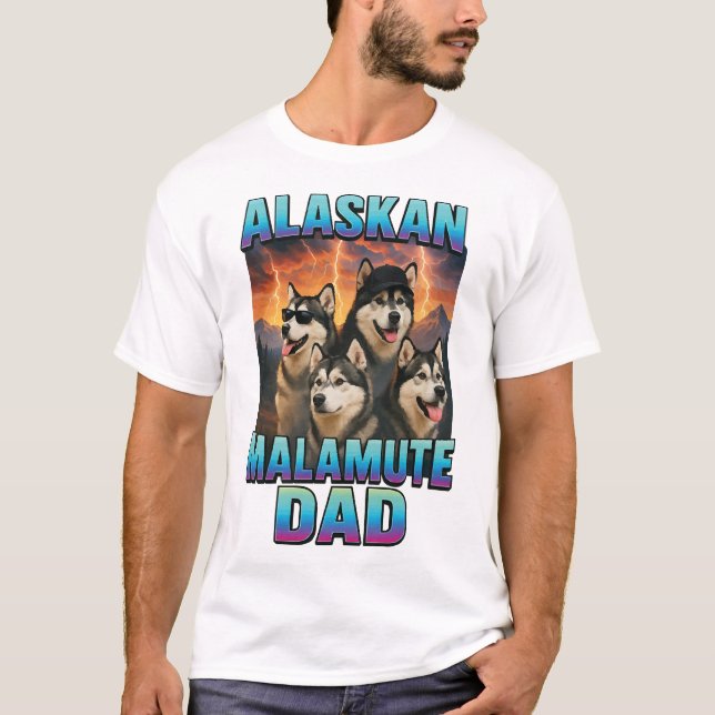 Camiseta Malamute do Alasca (Frente)