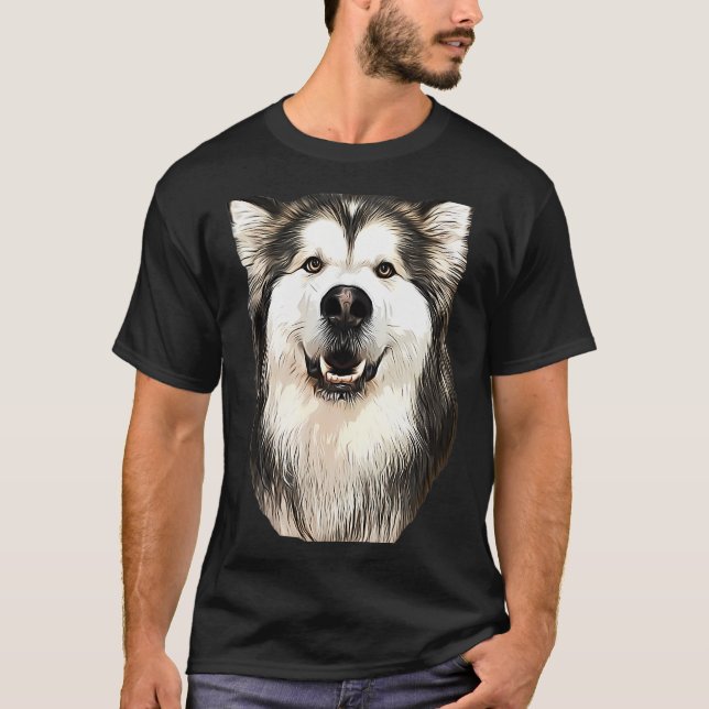 Camiseta Malamute do Alasca (1) (Frente)
