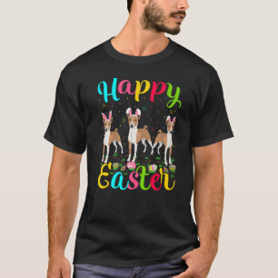 Camiseta Malamute Dog Easter Bunny Malamute Happy East