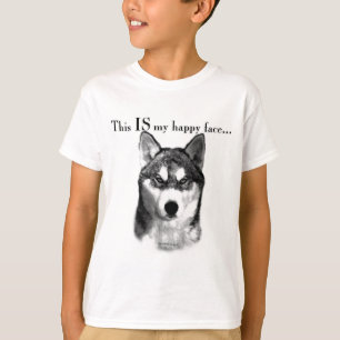 Camiseta Malamute Happy Face