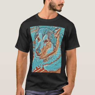 Camiseta Malamute Snow Dog Wolf