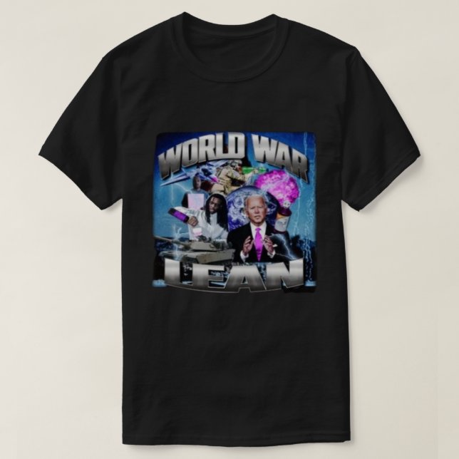 Camiseta Malandro mundial Merch Guerra Mundial, tenda a die (Frente do Design)