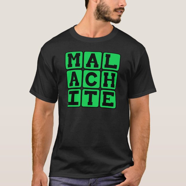 Camiseta Malaquita, Cor Verde (Frente)