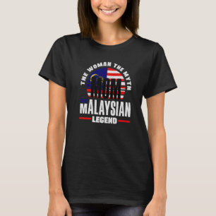 Camiseta Malásia - Dia de as mães de Sinalizador Malásia