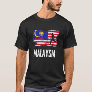 Camiseta Malásia Flag Jersey Malásia Soccer Team Malásia