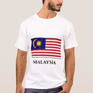 Camiseta Malásia Flag T-Shirt