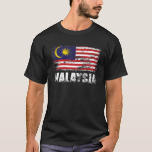 Camiseta Malásia Flag T Shirt Malásia Tee