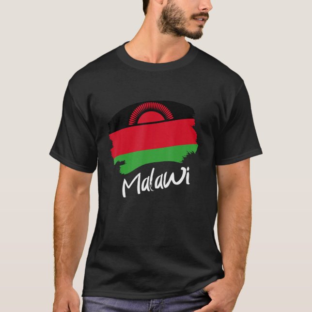 Camiseta Malawi Flag (Frente)