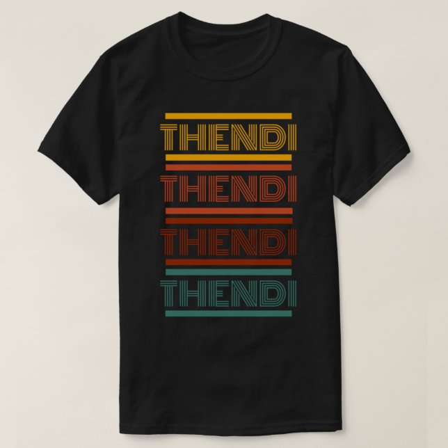 Camiseta Malayalam word engraçado thendi (Frente do Design)