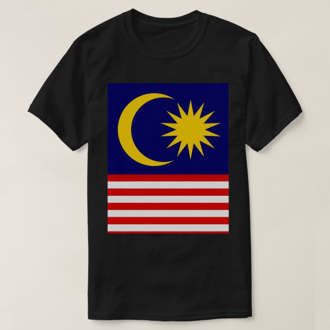 Camiseta Malaysia Flag Graphic (Frente do Design)