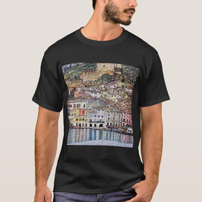 Camiseta Malcesina no lago Garda, Gustav Klimt (Frente)
