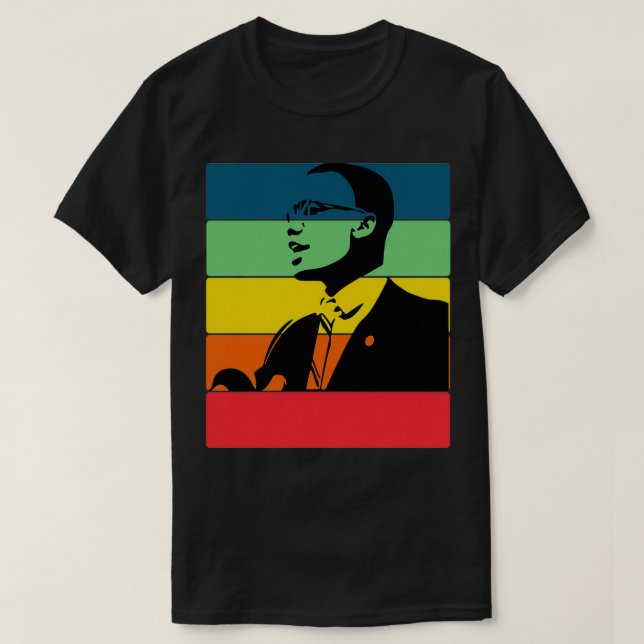 Camiseta Malcolm Colors (Frente do Design)