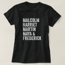 Camiseta Malcolm Harriet Martin Maya e Frederick