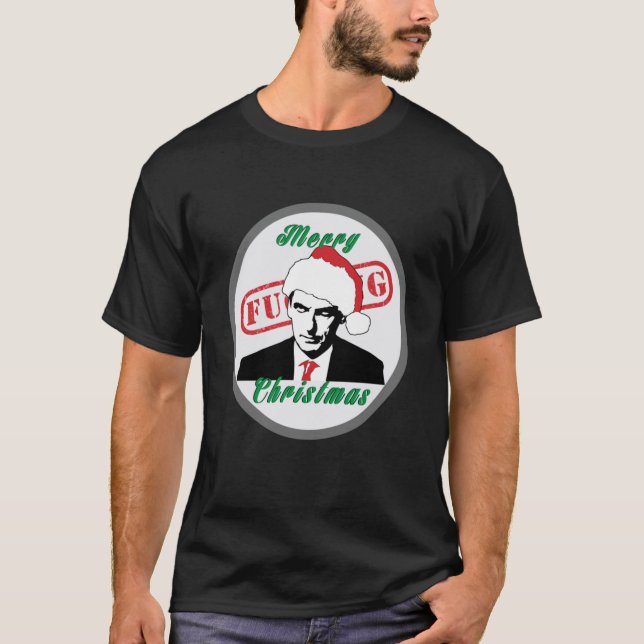 Camiseta Malcolm Tucker - Feliz F-ing Natal (Frente)