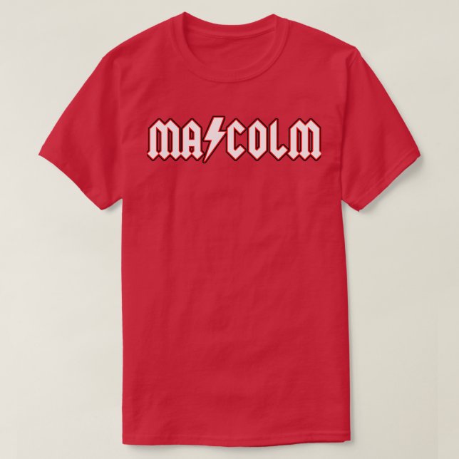 Camiseta Malcolm Young design (Frente do Design)