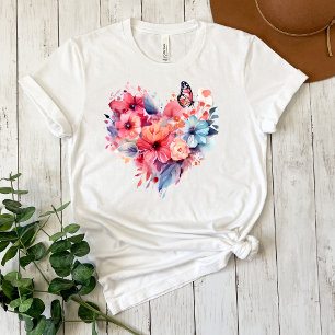 Camiseta Maldita Borboleta Aquarela