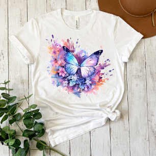 Camiseta Maldita Borboleta Aquarela