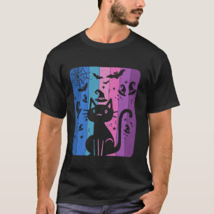 Camiseta Maldita Bruxa de Hat Engraçado Bats Gata Lov