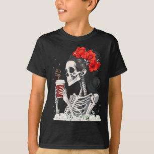 Camiseta Maldita "Café Engraçado". Mamãe Mulheres