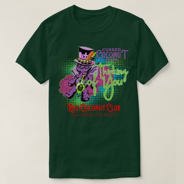 Camiseta Maldito Clube de Coco no Red Coconut Club em Orl (Frente do Design)