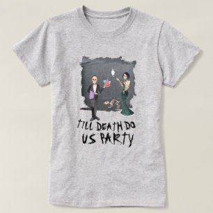 Camiseta Maldito Halloween Até Morte Nos Festejamos Gráfi