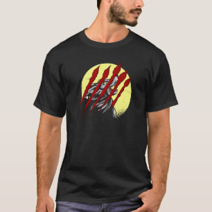 Camiseta Malditos rabiscos Cheios De Lua Givando Lobisomem