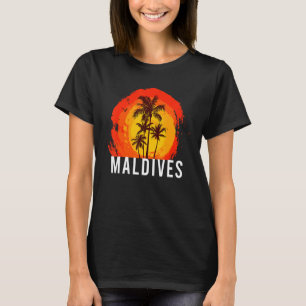 Camiseta Maldivas I Palms I Maldives Diver Vacationer Touri