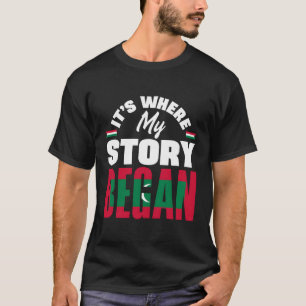 Camiseta Maldivas Maldiviana Bandeira Maldiviana É Onde Meu