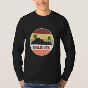 Camiseta Maldivas Montanha E Palmeiras